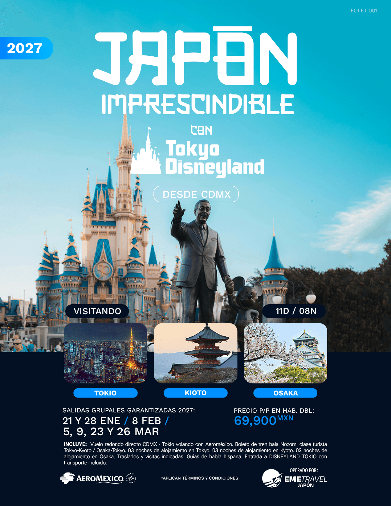 JAPÓN IMPRESCINDIBLE CON Tokyo Disneyland