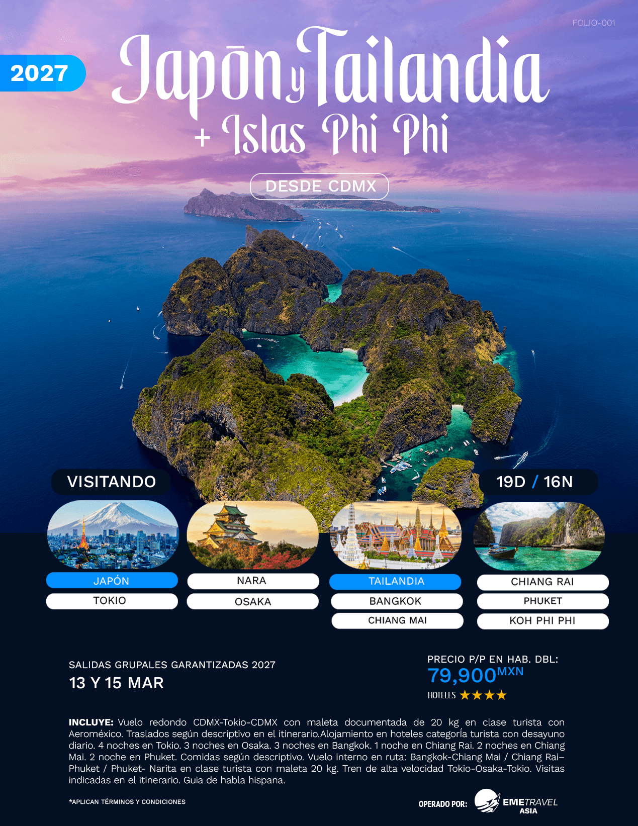Japón y Tailandia + Islas Phi Phi