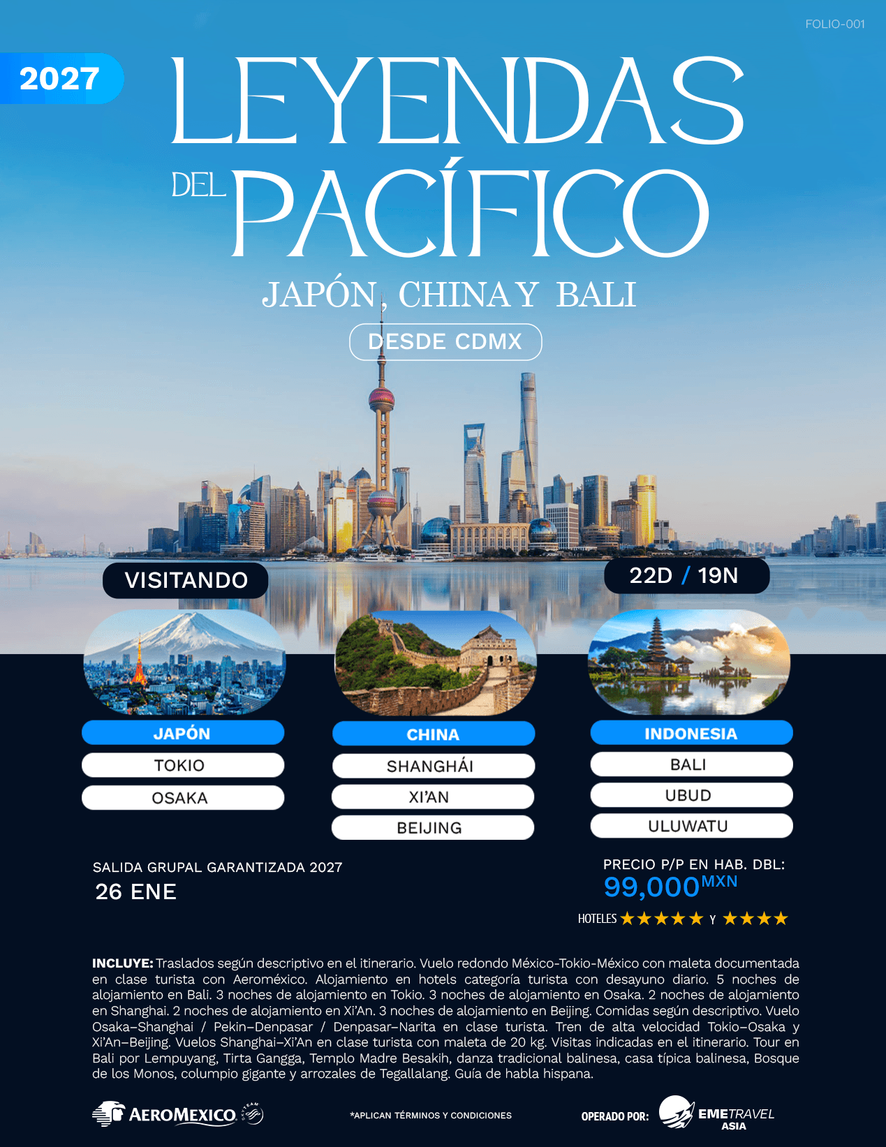 LEYENDAS DEL PACÍFICO JAPÓN, CHINA Y BALI
