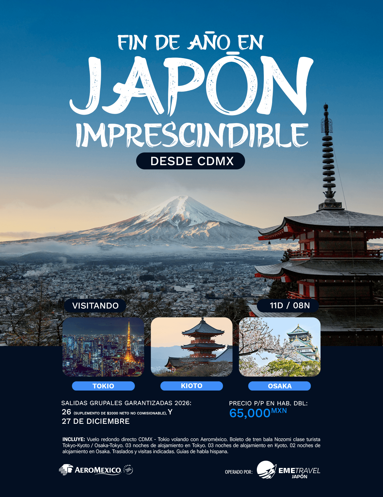 Fin de Año en Japón Imprescindible