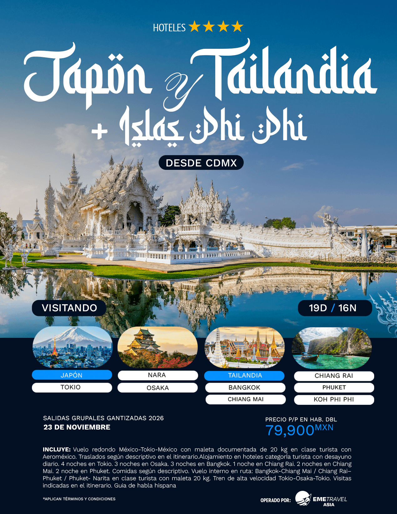 Japón y Tailandia + Islas Phi Phi