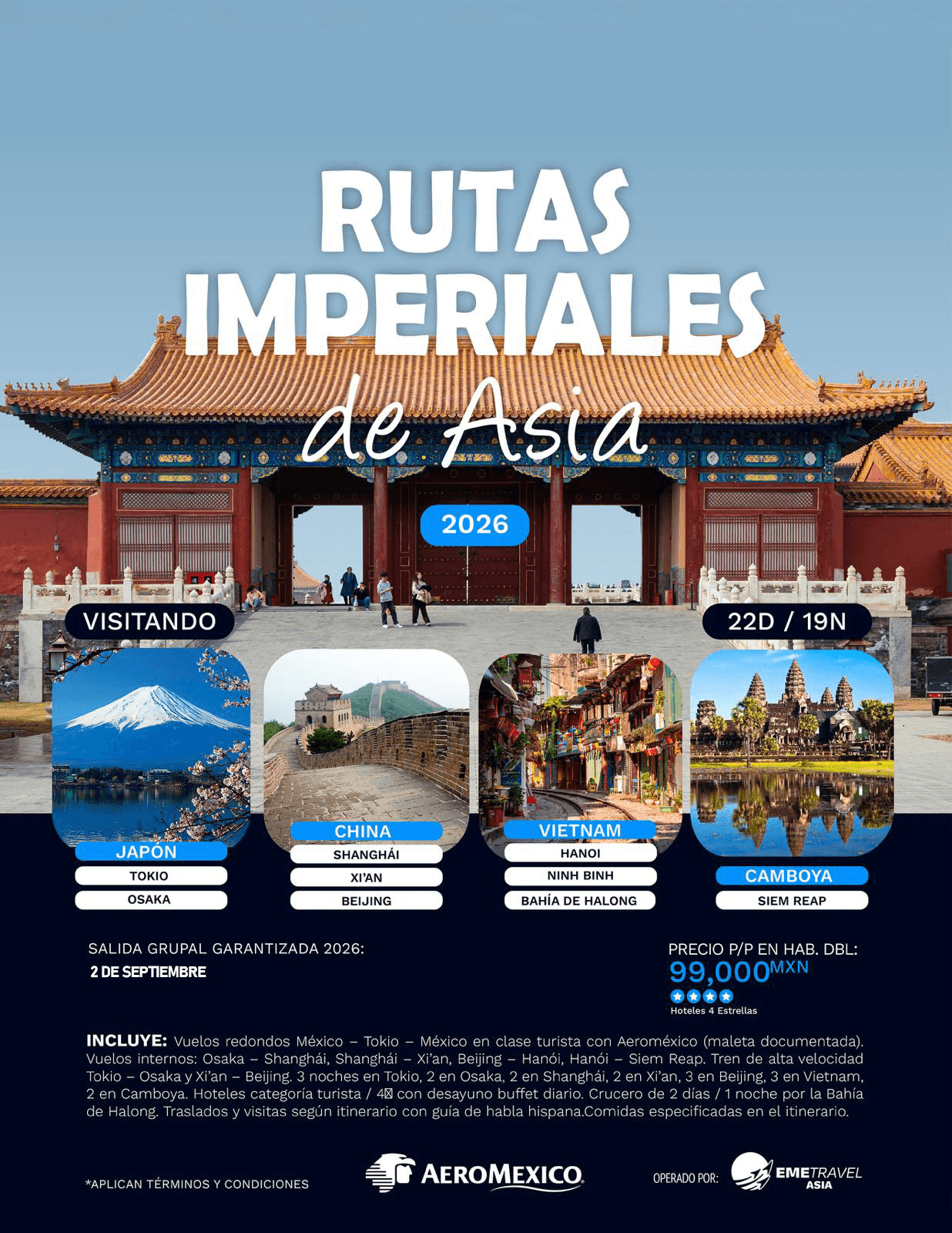 Rutas Imperiales de Asia