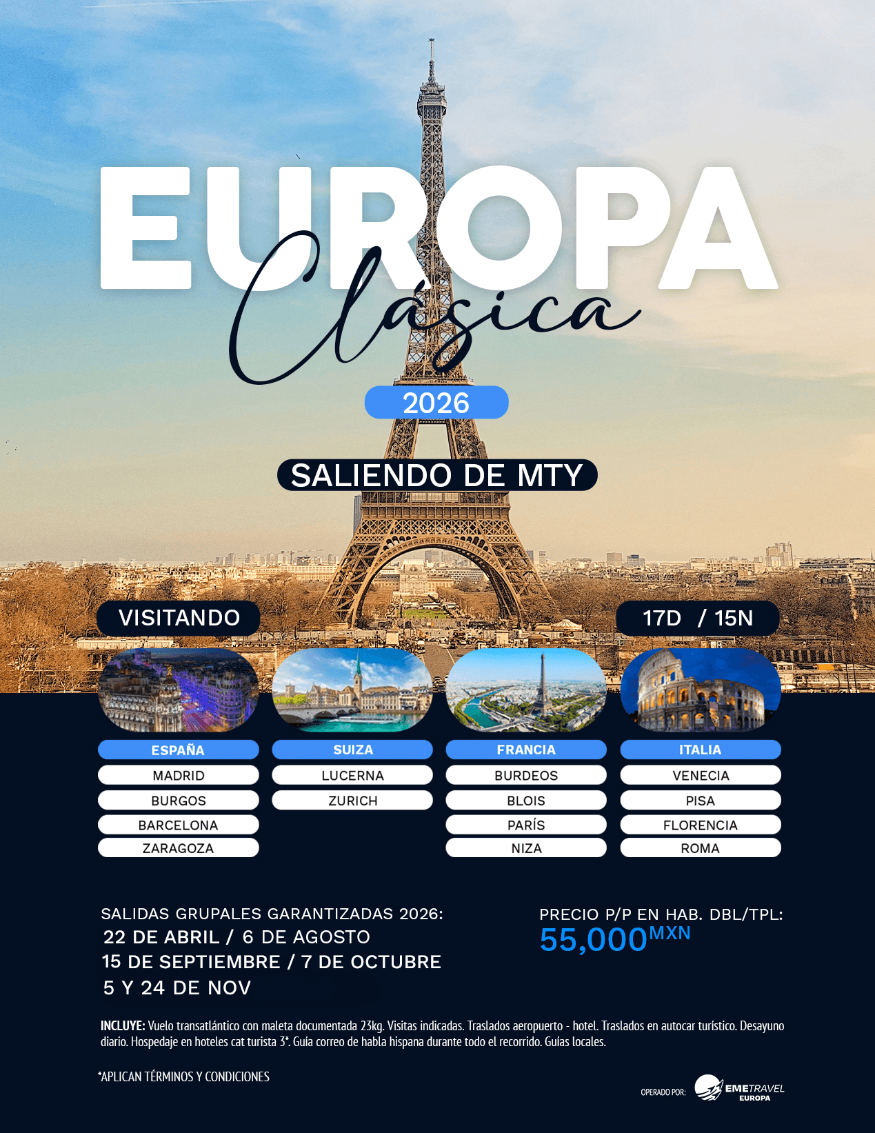 Europa Clásica desde Monterrey